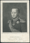 Гравюра "Александр I"
