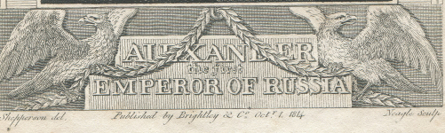 Гравюра "Александр I"