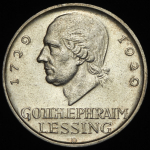 5 марок 1929 "200-летие Лессинга" (Германия) D