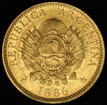 5 песо 1886 (Аргентина)