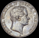 Двойной талер 1845 (Пруссия) А