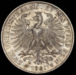 Двойной талер 1861 (Франкфурт)
