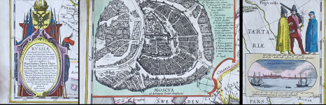 Карта европейской части России 1613