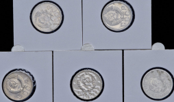 Набор из 5-ти монет 20 копеек СССР