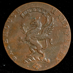 1/2 пенни - токен 1793 (Великобритания)