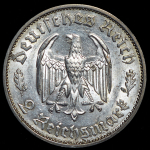 2 марки 1934 "175 лет со дня рождения Фридриха Шиллера" (Германия) F