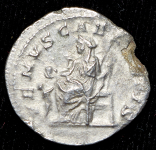 Денарий. Юлия Соэмия. Рим империя