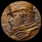 Медаль "150 лет со дня гибели поэта А.С. Пушкина" 1987