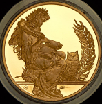 Медаль "В память издания книги "Бородовые знаки" 2013 ММД