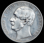 Талер 1864 (Ганновер) В