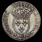 1/12 экю (10 солей) 1660 (Франция)