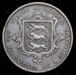 1/13 шиллинга 1870 (Джерси)