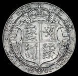 1/2 кроны 1906 (Великобритания)