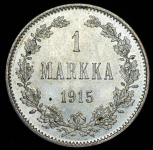 1 марка 1915 (Финляндия) S