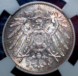 1 марка 1915 (Германия) (в слабе)