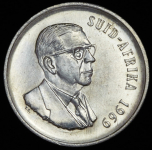 1 ранд 1969 "Окончание президентства Теофилуса Дёнгеса" (ЮАР)
