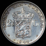 2 1/2 гульдена 1944 (Кюрасао)