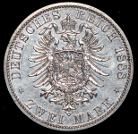 2 марки 1888 (Пруссия) А