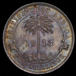 2 шиллинга 1913 (Британская Западная Африка)