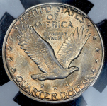 25 центов 1918 (США) (в слабе)