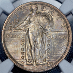 25 центов 1920 (США) (в слабе)