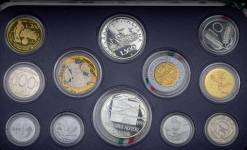 Набор монет "250 лет со дня рождения Витторио Альфьери" 1999 (Италия) (в п/у)