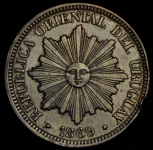 4 сентимо 1869 (Уругвай)