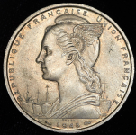 5 франков 1948. Пробные (ESSAI) (Француское Сомали)