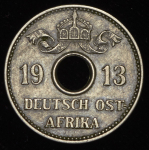 5 геллеров 1913 (Германская Восточная Африка) J