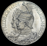 5 марок 1901 "200-летие королевства" (Пруссия)