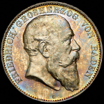 5 марок 1907 (Баден) G