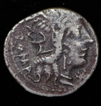 Денарий. Калидий, Метелл, Фульвий. Рим республика