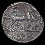 Денарий. Калидий, Метелл, Фульвий. Рим республика