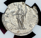 Денарий. Юлия Домна. Рим империя (в слабе)