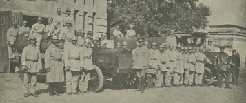 Фотография "Состав пожарной части г. Симбирск" (2 машины)