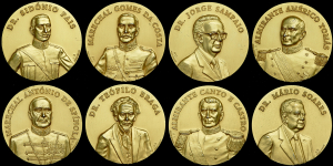 Комплект из 16-ти медалей "Президенты Португалии"