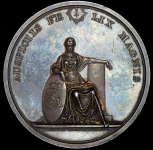 Медаль "300-летие аугсбургского исповедания в Финляндии" 1817 (в п/у)