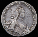 Рубль 1762 ММД-ТI-ДМ