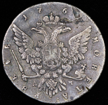 Рубль 1762 ММД-ТI-ДМ