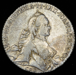Рубль 1764 СПБ-ТI-СА
