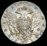 Рубль 1764 СПБ-ТI-СА