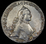 Рубль 1764 СПБ-ТI-СА