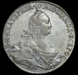 Рубль 1774 СПБ-ТИ-ФЛ