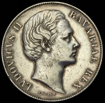 Талер 1865 (Бавария)