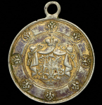 Жетон "В память коронации Николая II: в память священного коронования" 1896