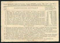 Билет "3-й Всесоюзной авто-мото-вело-лотереи Автодора" 1 рубль 1931