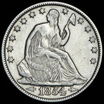 1/2 доллара 1854 (США)