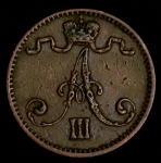 1 пенни 1881 (Финляндия)
