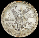 1 унция 1991 (Мексика)
