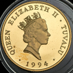 100 долларов 1994 "Todos los Santos" (Тувалу)